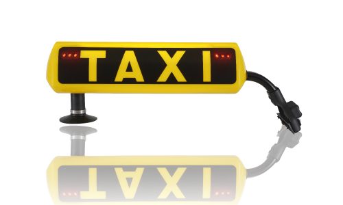 Stiller Alarm: Wenn das Schild am Taxi rot